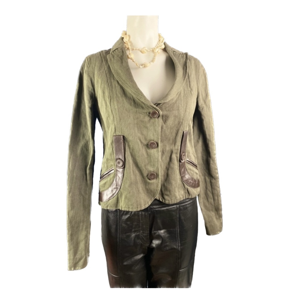 Mackage Woman’s Military Style Lined Blazer Sz S - Picture 3 of 16